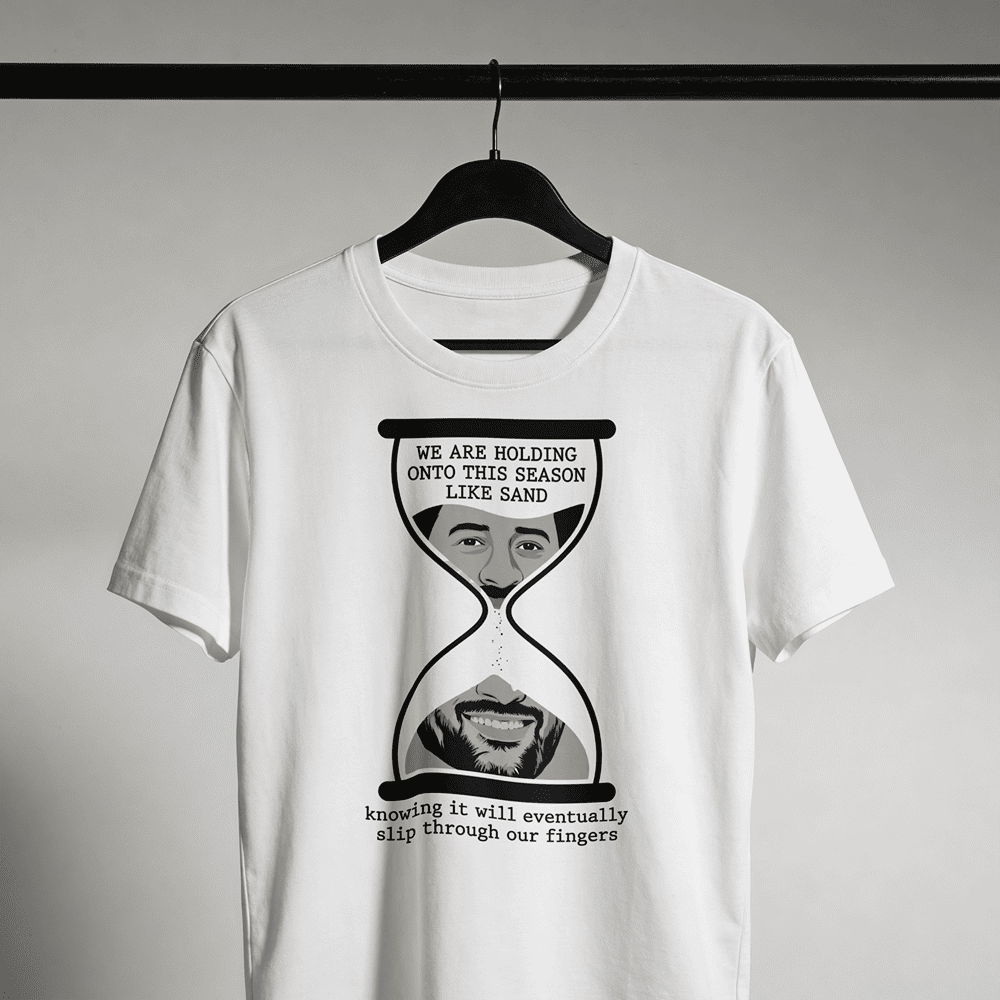 WE ARE HOLDING ON THIS SEASON LIKE SAND MS DHONI TSHIRT