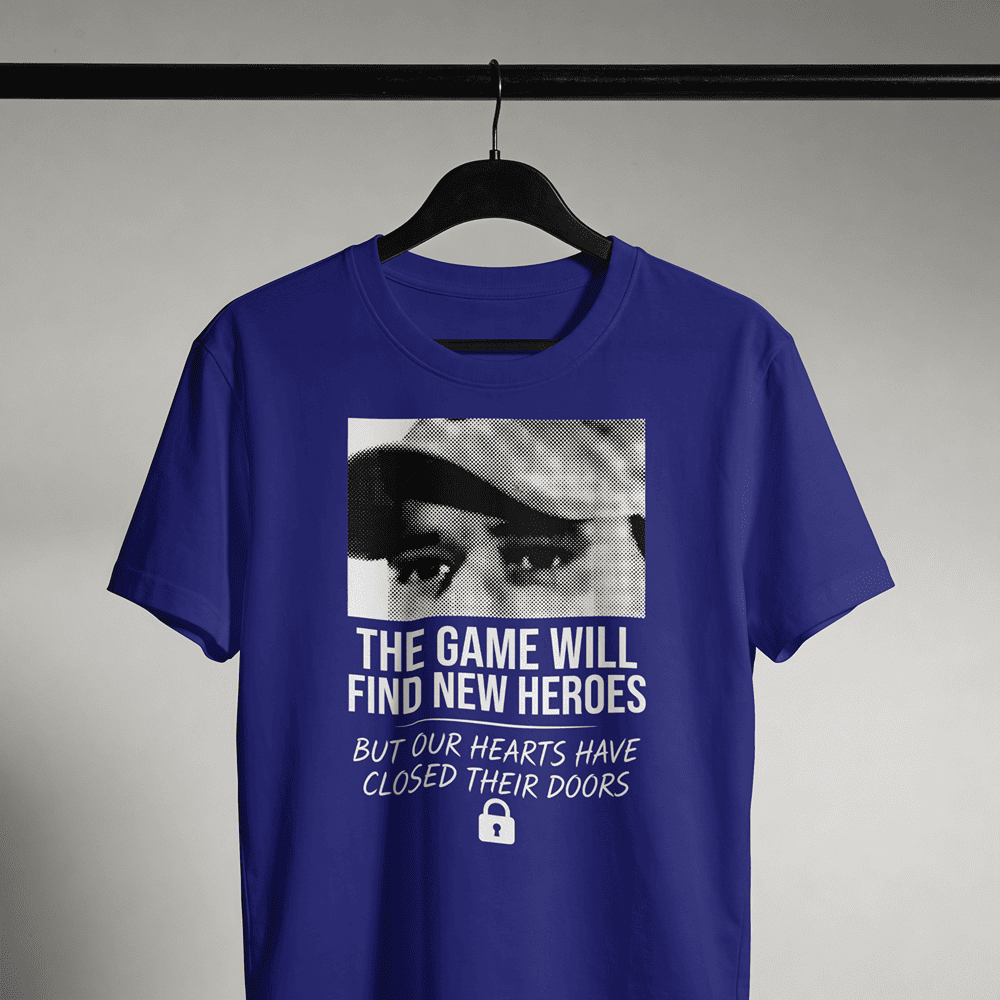 THE GAME WILL FIND NEW HEROES MS DHONI TSHIRT