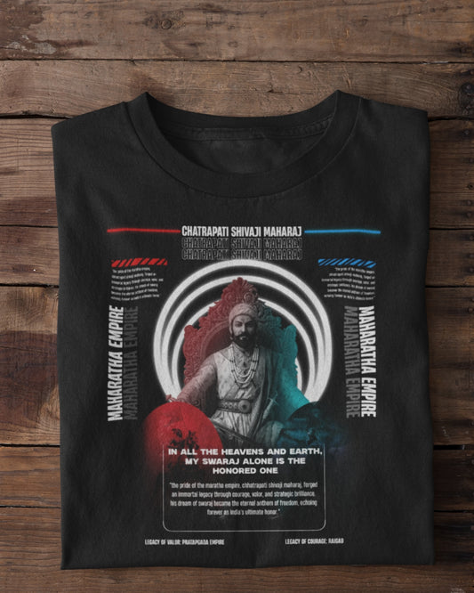 MARATHA EMPIRE CHATRAPATHI SHIVAJI MAHARAJ UNISEX TSHIRT