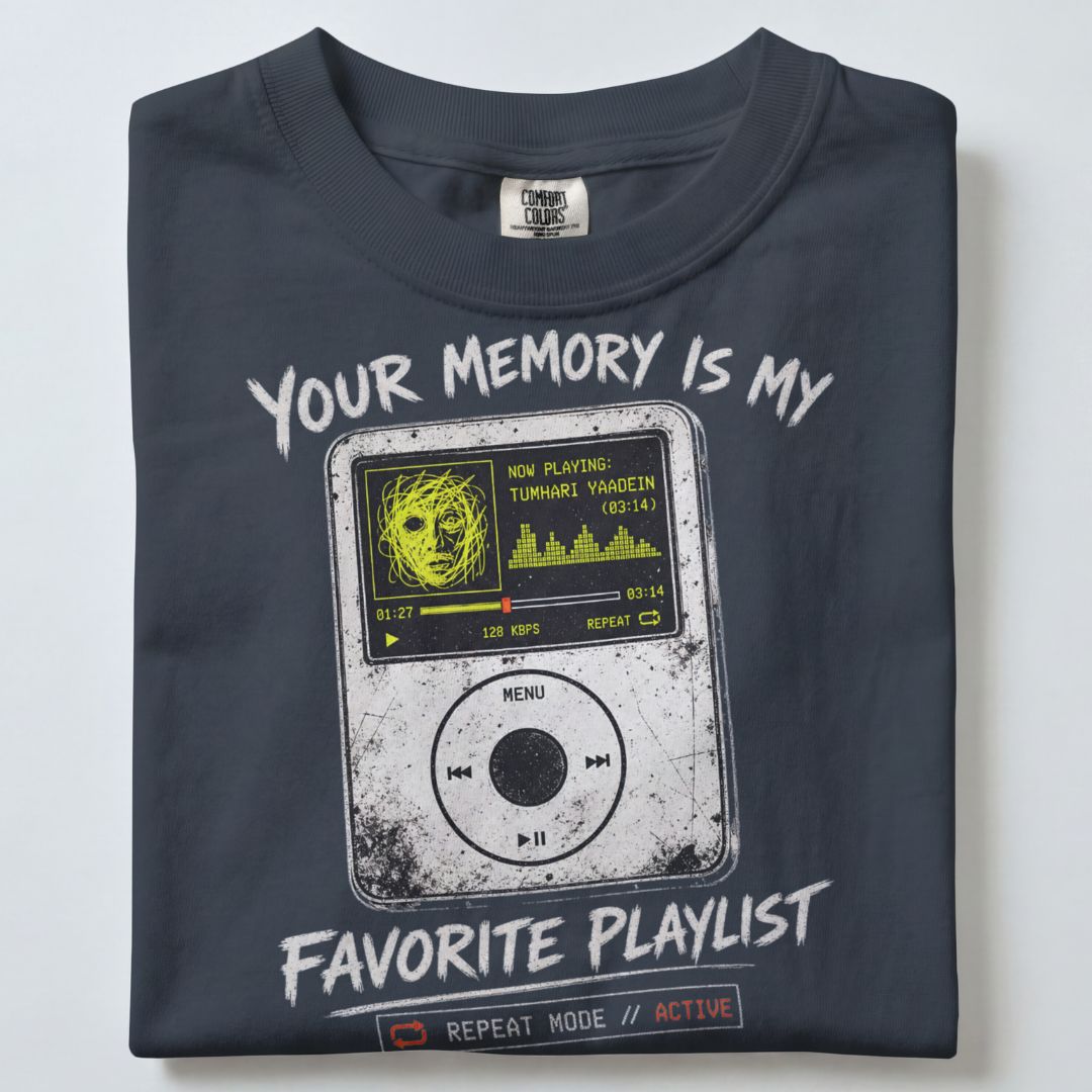 YOUR MEMORY IS MY FAVOURITE PLAYLIST UNISEX TSHIRT