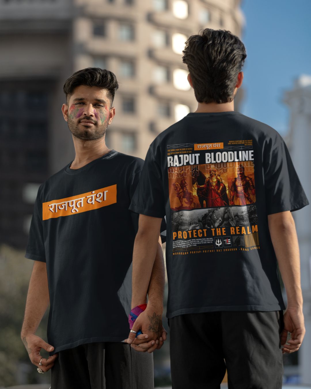 RAJPOOT BLOODLINE PROTECT THE REALM TWO SIDE PRINT UNISEX TSHIRT